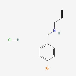 molecular formula C10H13BrClN B2590897 N-(4-Bromobenzyl)-2-propen-1-amine hydrochloride CAS No. 99359-27-0; 99359-28-1
