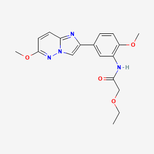 2-ethoxy-N-(2-methoxy-5-(6-methoxyimidazo[1,2-b]pyridazin-2-yl)phenyl)acetamide