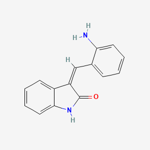 3-[(Z)-(2-aminophenyl)methylidene]-1H-indol-2-one