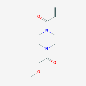 1-[4-(2-Methoxyacetyl)piperazin-1-yl]prop-2-en-1-one