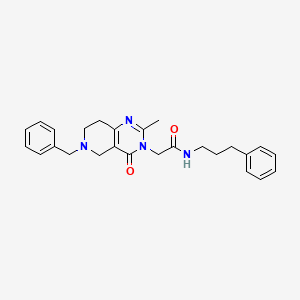 molecular formula C26H30N4O2 B2590997 4'-[(benzylamino)sulfonyl]-N-(3-methoxybenzyl)biphenyl-3-carboxamide CAS No. 1242872-51-0