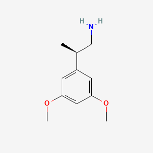 molecular formula C11H17NO2 B2591009 (2R)-2-(3,5-Dimethoxyphenyl)propan-1-amine CAS No. 2248173-62-6