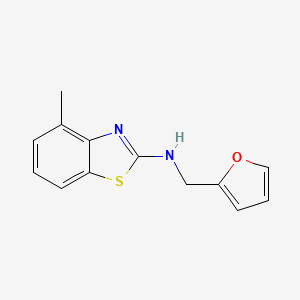 N-(furan-2-ylmethyl)-4-methylbenzo[d]thiazol-2-amine