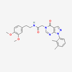 N-(3,4-dimethoxyphenethyl)-2-(1-(2,3-dimethylphenyl)-4-oxo-1H-pyrazolo[3,4-d]pyrimidin-5(4H)-yl)acetamide