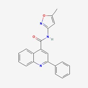 N-(5-methyl-1,2-oxazol-3-yl)-2-phenylquinoline-4-carboxamide