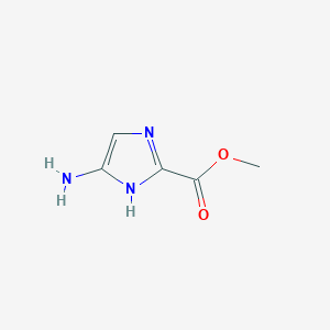 molecular formula C5H7N3O2 B2591100 Methyl 5-amino-1H-imidazole-2-carboxylate CAS No. 1517999-26-6