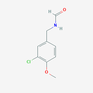 molecular formula C9H10ClNO2 B2591112 N-(3-chloro-4-methoxybenzyl)formamide CAS No. 212576-67-5