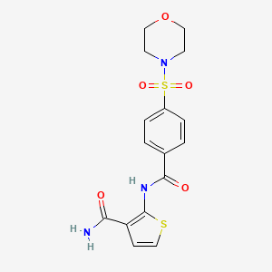 B2591214 2-(4-(Morpholinosulfonyl)benzamido)thiophene-3-carboxamide CAS No. 864940-62-5