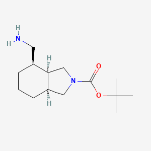 Racemic-(3aR,4R,7aS)-tert-butyl 4-(aminomethyl)hexahydro-1H-isoindole-2(3H)-carboxylate