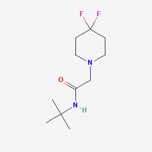 molecular formula C11H20F2N2O B2591320 N-(tert-butyl)-2-(4,4-difluoropiperidin-1-yl)acetamide CAS No. 2329392-30-3