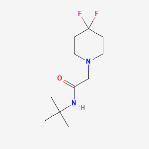 N-(tert-butyl)-2-(4,4-difluoropiperidin-1-yl)acetamide