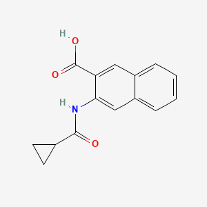 3-[(Cyclopropylcarbonyl)amino]-2-naphthoic acid