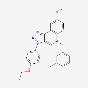 3-(4-ethoxyphenyl)-8-methoxy-5-(3-methylbenzyl)-5H-pyrazolo[4,3-c]quinoline