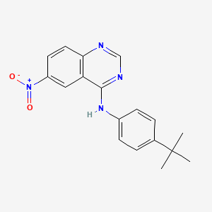 N-(4-tert-Butylphenyl)-6-nitroquinazolin-4-amine