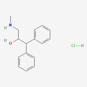 3-(Methylamino)-1,1-diphenylpropan-2-ol hydrochloride
