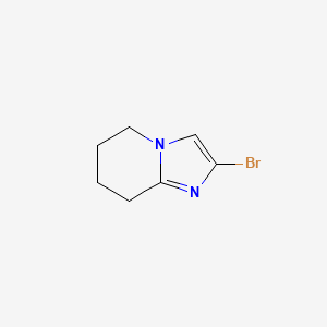 molecular formula C7H9BrN2 B2591345 2-Bromo-5,6,7,8-tetrahydroimidazo[1,2-a]pyridine CAS No. 1519225-95-6