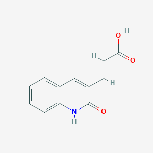 (2E)-3-(2-hydroxyquinolin-3-yl)acrylic acid