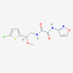 N1-(2-(5-chlorothiophen-2-yl)-2-methoxyethyl)-N2-(isoxazol-3-yl)oxalamide