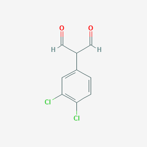 molecular formula C9H6Cl2O2 B2591380 2-(3,4-Dichlorophenyl)malondialdehyde CAS No. 849936-29-4