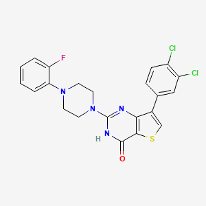 7-(3,4-dichlorophenyl)-2-[4-(2-fluorophenyl)piperazin-1-yl]thieno[3,2-d]pyrimidin-4(3H)-one