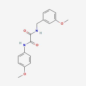 molecular formula C17H18N2O4 B2591399 N-(3-methoxybenzyl)-N'-(4-methoxyphenyl)ethanediamide CAS No. 592477-57-1