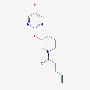 1-(3-((5-Fluoropyrimidin-2-yl)oxy)piperidin-1-yl)pent-4-en-1-one
