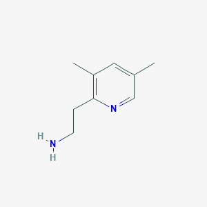 molecular formula C9H14N2 B2591415 2-(3,5-Dimethylpyridin-2-YL)ethan-1-amine CAS No. 1159829-09-0