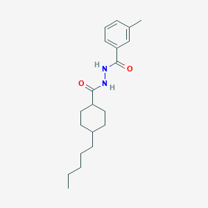 molecular formula C20H30N2O2 B2591421 N'-(3-methylbenzoyl)-4-pentylcyclohexane-1-carbohydrazide CAS No. 866039-74-9