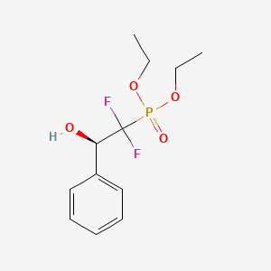 Diethyl (1,1-difluoro-2-hydroxy-2-phenylethyl)phosphonate