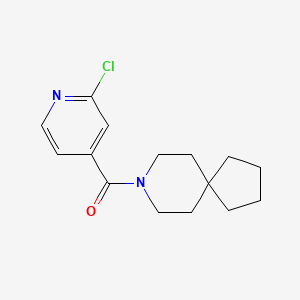 B2591451 8-(2-Chloropyridine-4-carbonyl)-8-azaspiro[4.5]decane CAS No. 1284759-32-5