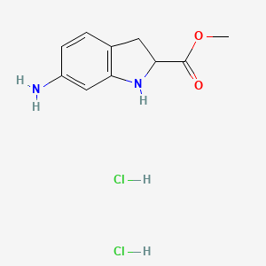 Methyl 6-aminoindoline-2-carboxylate dihydrochloride