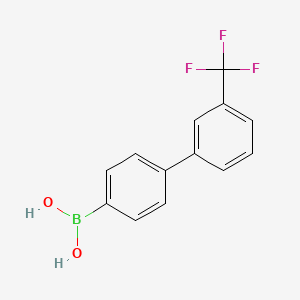 molecular formula C13H10BF3O2 B2591460 3'-Trifluoromethylbiphenyl-4-boronic acid CAS No. 1106837-36-8