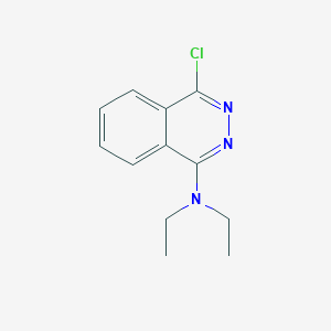 molecular formula C12H14ClN3 B2591564 4-chloro-N,N-diethylphthalazin-1-amine CAS No. 496028-43-4