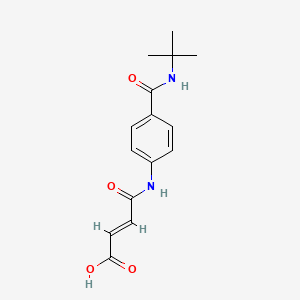B2591606 (E)-4-{4-[(Tert-butylamino)carbonyl]anilino}-4-oxo-2-butenoic acid CAS No. 940453-79-2