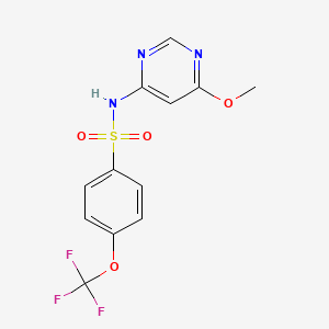 N-(6-methoxypyrimidin-4-yl)-4-(trifluoromethoxy)benzenesulfonamide