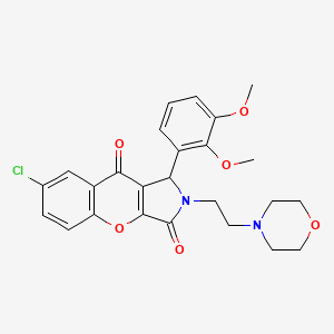 7-Chloro-1-(2,3-dimethoxyphenyl)-2-(2-morpholinoethyl)-1,2-dihydrochromeno[2,3-c]pyrrole-3,9-dione