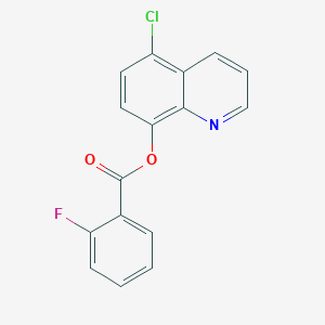 5-Chloroquinolin-8-yl 2-fluorobenzoate