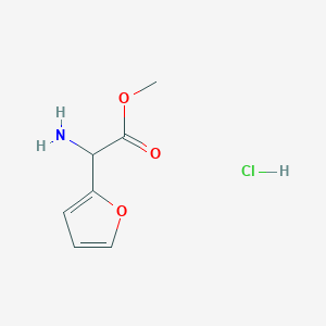 Methyl 2-amino-2-(furan-2-yl)acetate hydrochloride