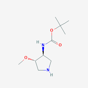 trans-3-(Boc-amino)-4-methoxypyrrolidine