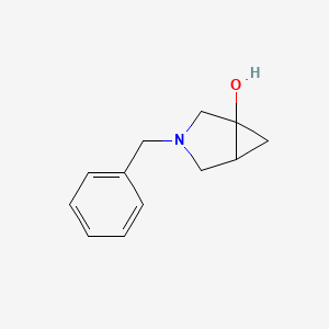 molecular formula C12H15NO B2591650 3-Benzyl-3-azabicyclo[3.1.0]hexan-1-OL CAS No. 1354954-38-3