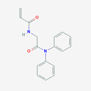 N-[2-Oxo-2-(N-phenylanilino)ethyl]prop-2-enamide