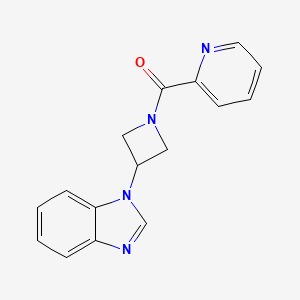 [3-(Benzimidazol-1-yl)azetidin-1-yl]-pyridin-2-ylmethanone