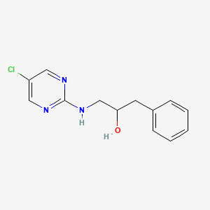 1-[(5-Chloropyrimidin-2-yl)amino]-3-phenylpropan-2-ol