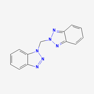 molecular formula C13H10N6 B2591808 2-(1H-1,2,3-Benzotriazol-1-ylmethyl)-2H-1,2,3-benzotriazole CAS No. 88064-01-1