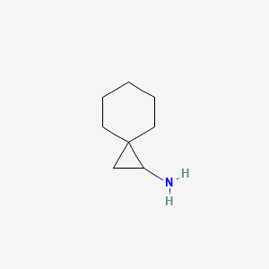 molecular formula C8H15N B2591827 Spiro[2.5]octan-1-amine CAS No. 17202-90-3