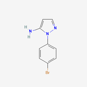 molecular formula C9H8BrN3 B2591913 1-(4-Bromophenyl)-1H-pyrazol-5-amine CAS No. 72194-27-5