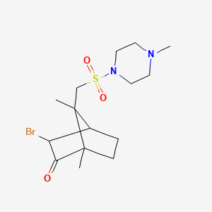 (1S,3S,4S,7S)-3-bromo-1,7-dimethyl-7-(((4-methylpiperazin-1-yl)sulfonyl)methyl)bicyclo[2.2.1]heptan-2-one