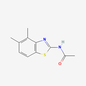 molecular formula C11H12N2OS B2592060 N-(4,5-dimethyl-1,3-benzothiazol-2-yl)acetamide CAS No. 864860-71-9