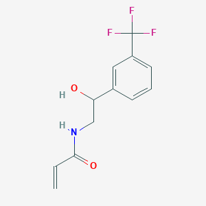 B2592205 N-[2-Hydroxy-2-[3-(trifluoromethyl)phenyl]ethyl]prop-2-enamide CAS No. 2361656-31-5