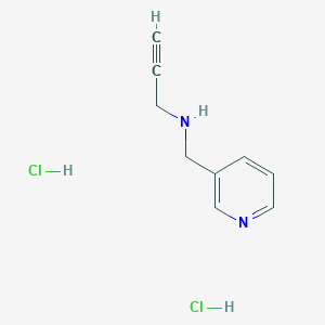 N-(Pyridin-3-ylmethyl)prop-2-yn-1-amine;dihydrochloride